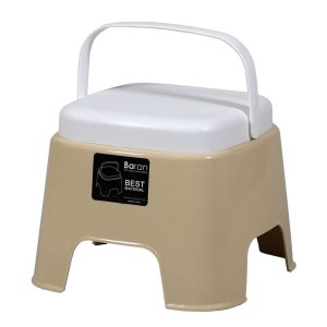 چهار پایه دسته دار طرح چرم
